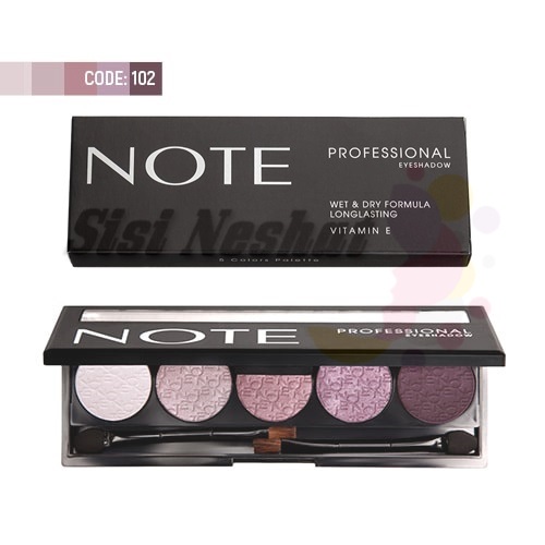 پالت سایه چشم پروفشنال نوت Professional Palette Note 102