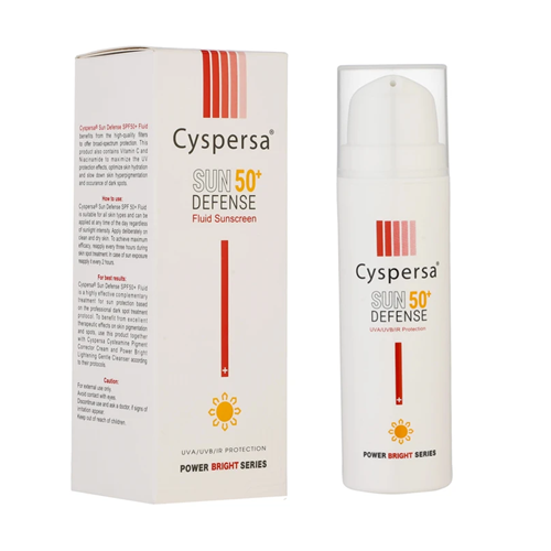 ضدآفتاب فلوئید بی‌رنگ سیسپرسا مدل ضدلک SPF50